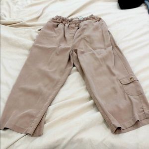 Vintage stretchy cropped pants